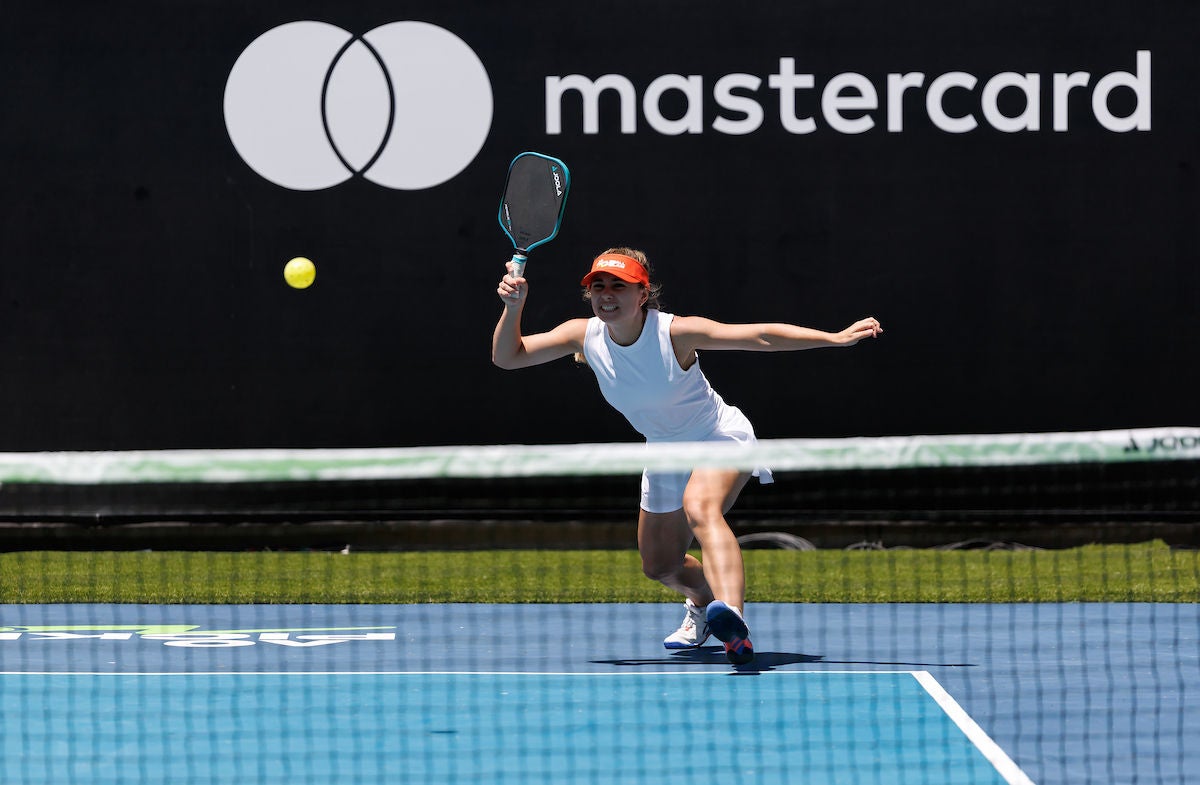 January 25: A general view of AO Pickleball Slam at Show Court 3 at the Australian Open at Melbourne Park on Saturday, January 25, 2025. Photo by TENNIS AUSTRALIA/ MARK PETERSON