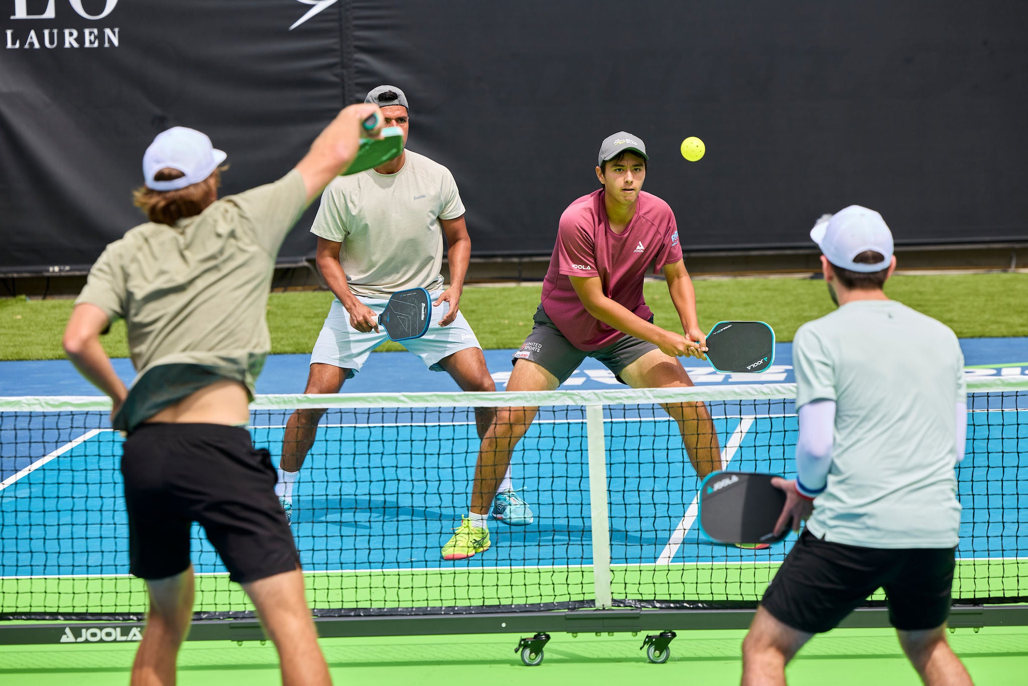 Participants enjoying the AO Pickleball Slam during the Australian Open in January 2025.